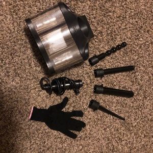 Curling 4-in-1 Set with Hair Accessory Holder